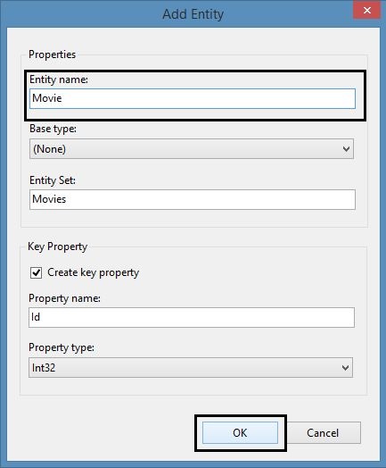 Specifying Entity Name